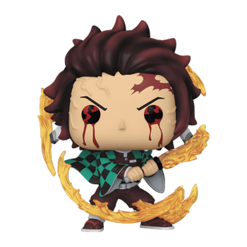 Фигурка FUNKO POP! Клинок Рассекающий Демонов Тандзиро Камадо Demon Slayer Tanjiro Kamado Sun Breathing 116mm 1748 80334