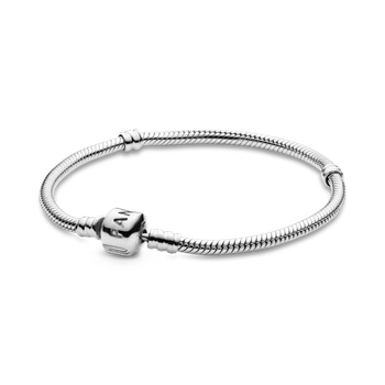 Серебряный браслет-змейка Pandora Moments Серебряный браслет Пандора змейка базовый 590702HV 16 18