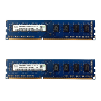 Комплект оперативної пам`яті Hynix DDR3 8Gb 1600MHz (2x4Gb) (HMT351U6CFR8C-PB NO AA-x2) Б/В