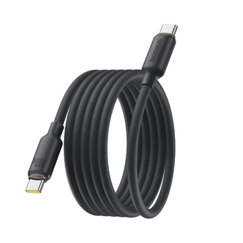 Кабель Baseus Foamed Silicone Magnetic Type-C - Type-C PD 100W 1м для ноутбука з магнітом і швидкою зарядкою Black (E0426D00)