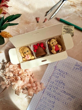 Подарочный шоколадный набор Chocolina Сладкие воспоминания ручной работы