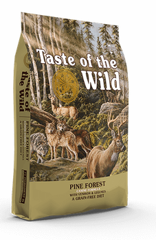 Сухий корм для собак всіх порід та всіх стадій життя Taste of the Wild Pine Forest Canine Formula з олениною, 5.6 кг