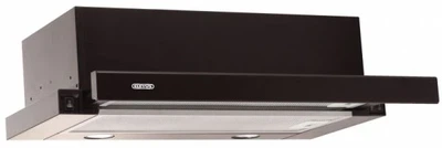 Витяжка кухонна ELEYUS Storm 700 60 BL 156Вт, 700 м³/год, телескопічна, чорна (витяжка ELEYUS, телескопічна)