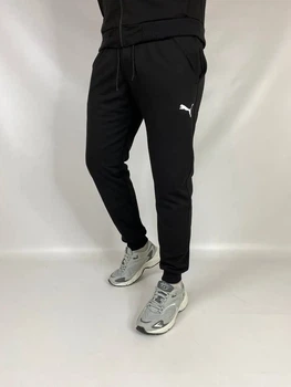 Спортивные штаны для мужчин с манжетом 52 (XL) Черный