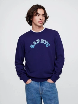Свитшот на флисе мужской GAP 8003096 2XL Синий (1159861690)