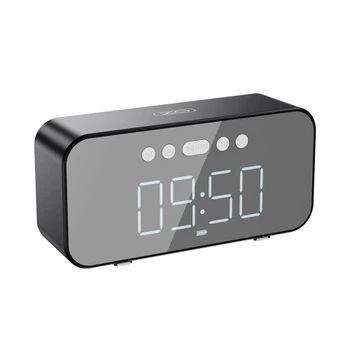 Портативная Bluetooth колонка XO F41 Mirror Clock Bluetooth Speaker Черный