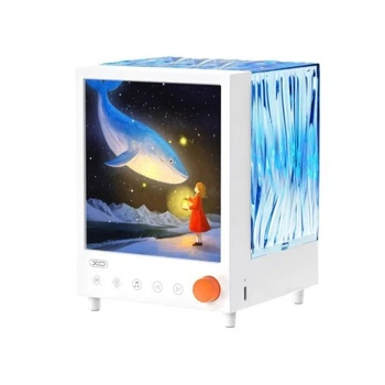 Портативная Bluetooth-колонка XO OZ14 Aurora Projection Ambient Light + Speaker 1200MAH, белая