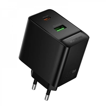 Сетевое зарядное устройство Borofone BAS17A 65 Вт USB-C/USB-A