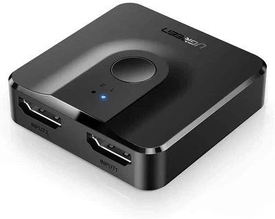 Сплиттер Ugreen HDMI 2.0 двунаправленный переключатель 2 в 1 / 1 в 2, 4K 60Hz, 3D