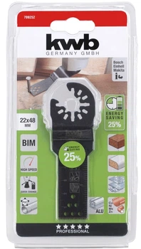 Brzeszczot wgłębny bimetalowy do multitoola Einhell KWB BIM 22 x 48 mm (49709252) (4009317092520)