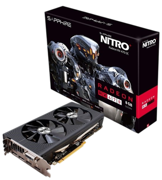Видеокарта AMD Radeon RX 470 8GB Sapphire Nitro+ (11256-07) Б/У