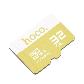 Карта пам'яті Hoco TF SDHC 32GB жовта Class 10 MicroSDHC