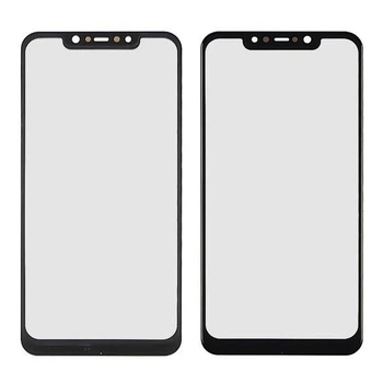 Стекло тачскрина Xiaomi Pocophone F1 черное с олеофобным покрытием закалённое