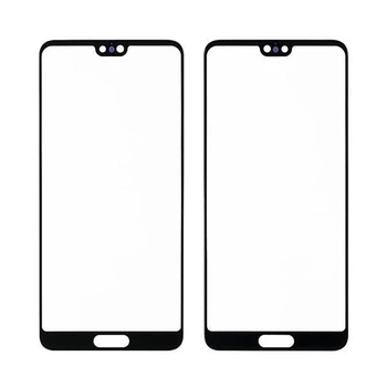 Стекло тачскрина Huawei P20 черное с олеофобным покрытием закаленное