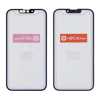 Стекло тачскрина Apple iPhone 13 Pro чёрное с OCA плёнкой (G+OCA Pro)