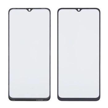 Стекло тачскрина Xiaomi Redmi 12C чёрное с олеофобным покрытием закалённое