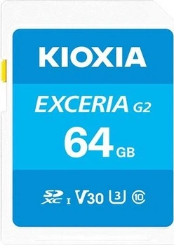 Карта пам'яті Kioxia EXCERIA G2 SDHC 32GB Class 10 UHS-I U3 V30 (LNEX2L032GG4)