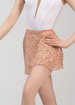 Хітон балетний ORIELLA FLORAL шифон, floral peach, XS(32см)
