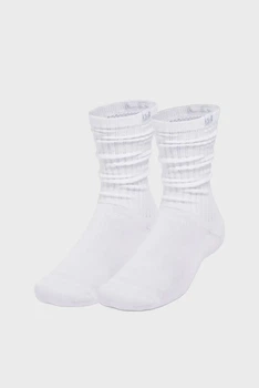 Білі носки (2 пари) Sportstyle Ctn Scrunch Crew Under Armour MD 1390129-100