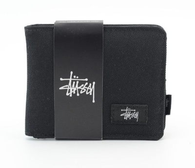 Гаманець чоловічий stussy стусі чорний (AN)34617