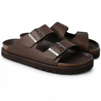 Шлепанцы ортопедические мужские Hawaii, коричневый, G106235, TM Genuins (43)