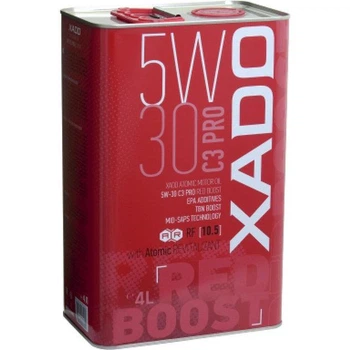 Олива моторна XADO Atomic Oil RED BOOST Pro C3 SP 5W-30 4L (XA26268)