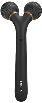 Elektroniczny wałek dźwiękowy do twarzy Geske Sonic Facial Roller 4 in 1 Black