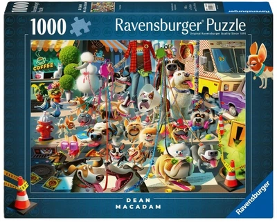 Puzzle Ravensburger The Dog Walker 1000 elementów (4005555008767)