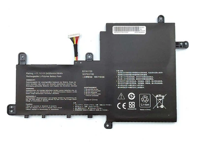 Аккумуляторная батарея для ноутбука Asus B31N1729 (B31N1729) ( 184574 )