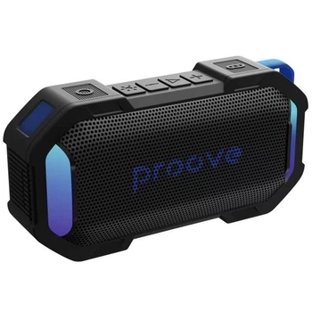 Портативна акустика TWS Proove Black Rock 10W BT5.3 магніт 2000mAh IPX7 APP чорно-синій