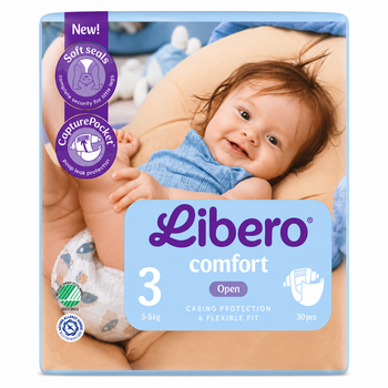Подгузники Libero comfort 3 (5-8 кг) 30 шт