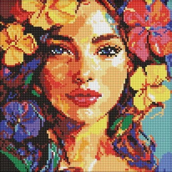 Алмазна мозаїка Тропічна мрія art_selena_ua 30х30 Ідейка (AMO8264)