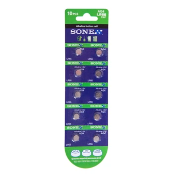 Батарейка Sonex AG4-10 blister 10/100
