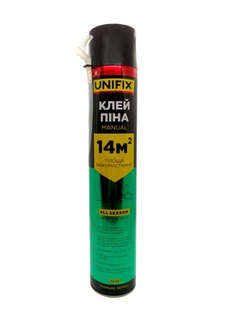 Клей-піна ручна 14 м² UNIFIX 750 мл (UNIFIX)