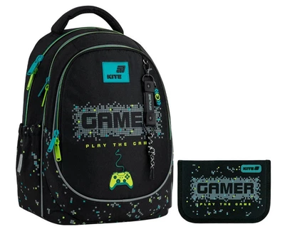 Рюкзак шкільний + пенал Kite Education Play the Game K26-700M-4