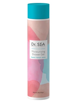 Увлажняющий гель для душа с бергамотом, пачули и жасмином Dr.Sea Moisturising Shower Gel Bergamot Patchouli Jasmine 300 мл