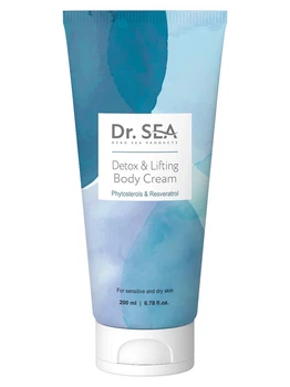 Детокс и лифтинг-крем для тела - фитостеролы и ресвератрол Dr.Sea Detox & Lifting Body Cream Phytosterols & Resveratrol 200 мл