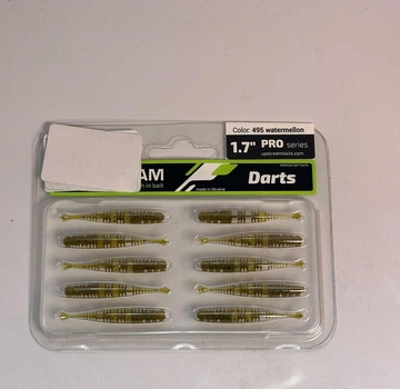 Силикон UPSTREAM Darts 1.7" (10шт) #495 watermellon ,DAR1.7_495