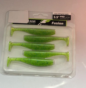 Силікон UPSTREAM Fusion 3,5" (5шт.) #313 green apple ,FUS3.5_313