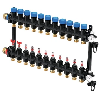 Пластиковий колектор Uponor Vario M 11xG3/4 Euro FM (1086250)