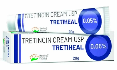 Третиноин крем (третихил) 0,05% 20 г., Tretinoin Cream USP 0,05% Tretiheal 20g Healing Pharma