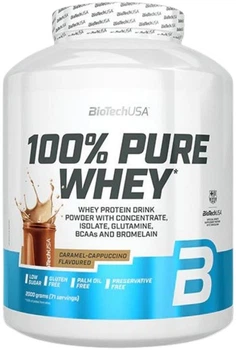 Сывороточный протеин BioTechUSA 100% Pure Whey порошок 2 кг Карамель-капучино (5999076269778)