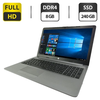 Ультрабук HP 255 G8 / 15.6" (1920x1080) IPS / AMD Ryzen 3 5300U (4 (8) ядра по 2.6 - 3.8 GHz) / 8 GB DDR4 / 240 GB SSD / AMD Radeon Graphics 384SP Graphics / WebCam б/у