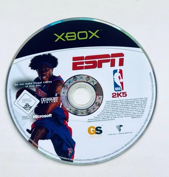 Диск для XBOX Original - ESPN NBA 2K5 англ, Б/У