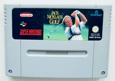 Картридж для Nintendo SNES - Jack Nicklaus Golf, английская версия, Б/У