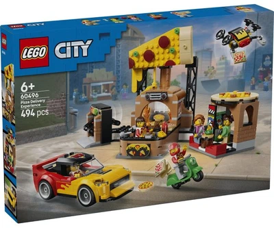 Конструктор LEGO City Піцерія та техніка для доставки (60496)