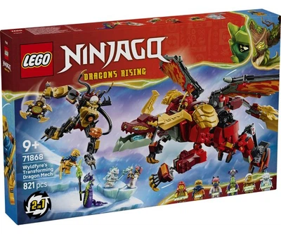 Конструктор LEGO NINJAGO Трансформований робот-дракон Вайлдфаєра (71868)