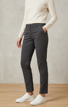 Жіночі штани чинос esmara U.S. Grand Polo slim fit, чорний, розмір 40 (46/M)