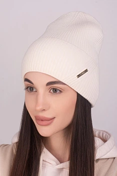 Женская шапка Flirt Паола 55-58 Молоко
