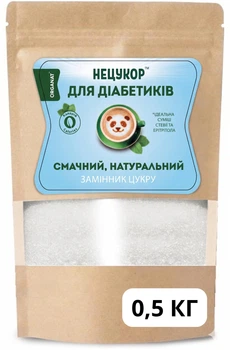ДЛЯ ДИАБЕТИКОВ - заменитель сахара НЕЦУКОР, 500г